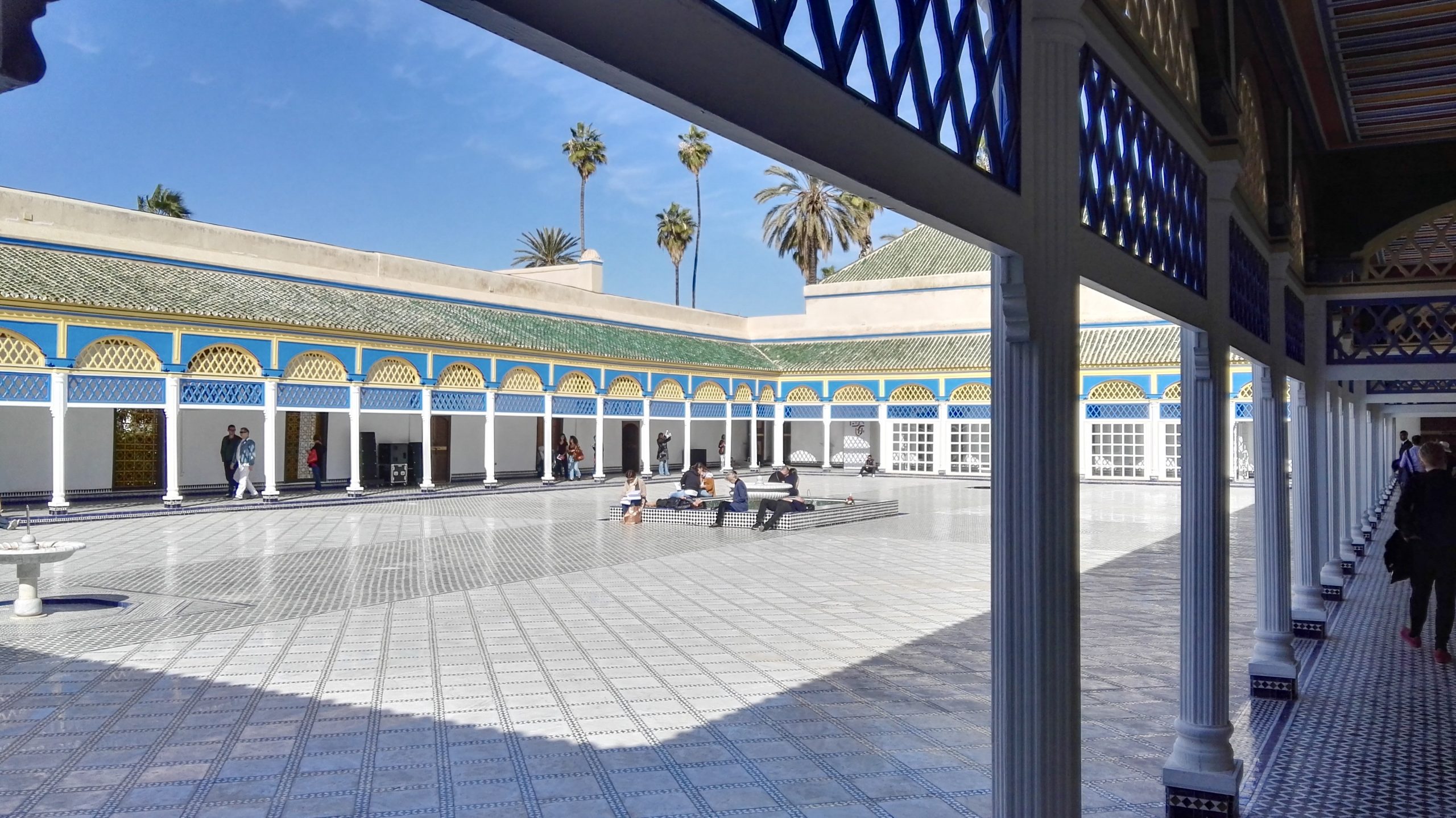 PAlača, palace Bahia, Marrakech, Maroko, what to see