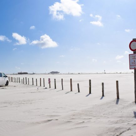 Parkirišče Waddensko morje-Severna Nemčija_Sankt Peter-Ording_Severno morje