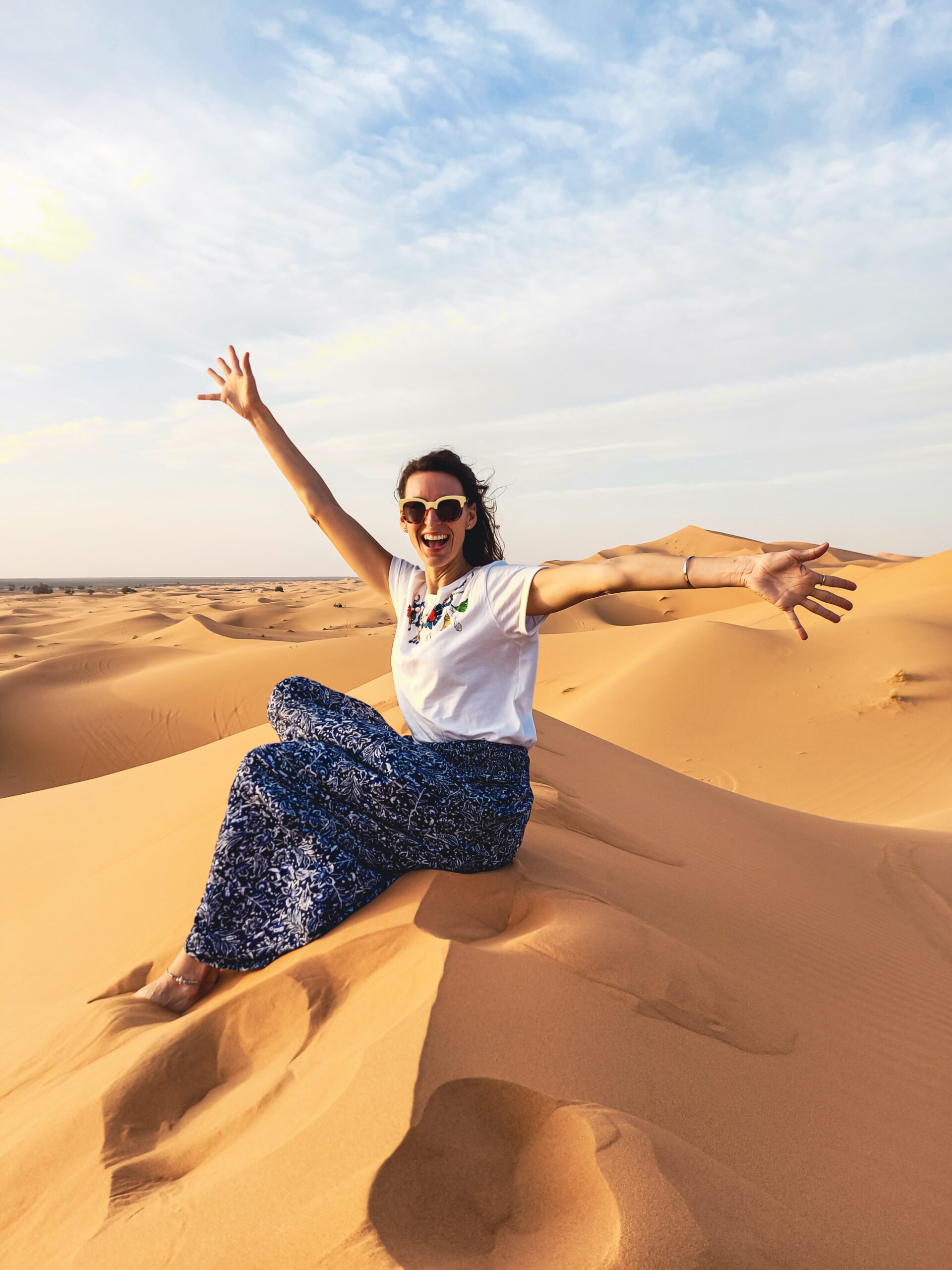 Sončni-zahod-Sanja-Macur-Maroko-Morocco-dunes-sunset