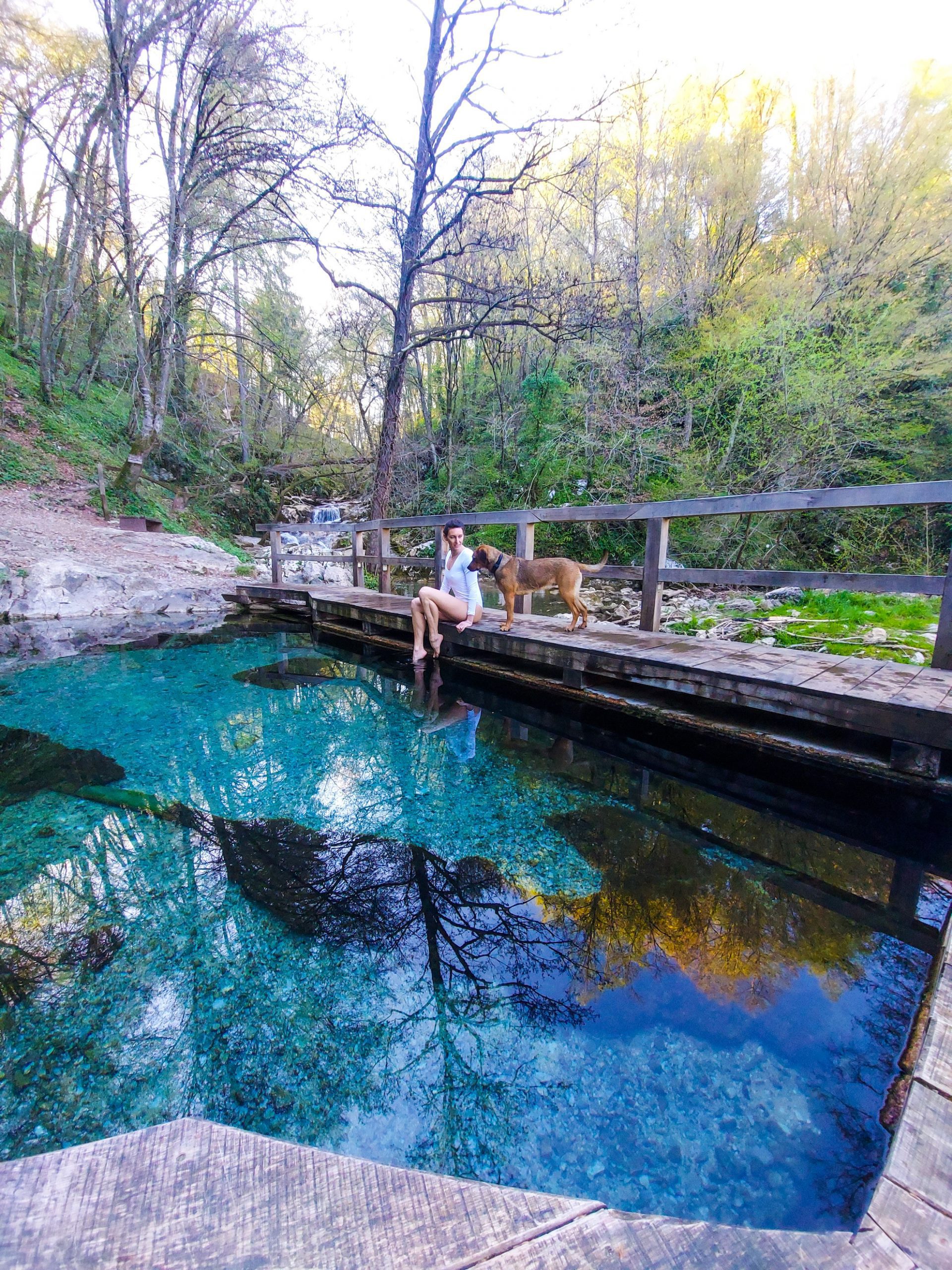 Klevevž topli izvir