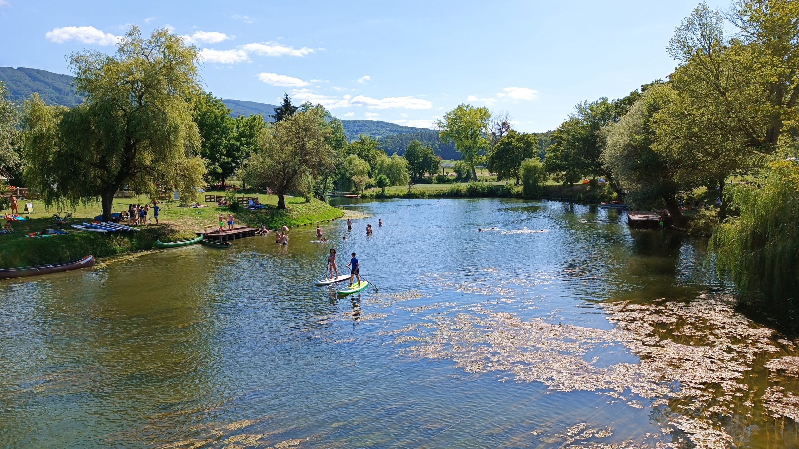 Kostanjevica na Krki kopanje in supanje kopališče