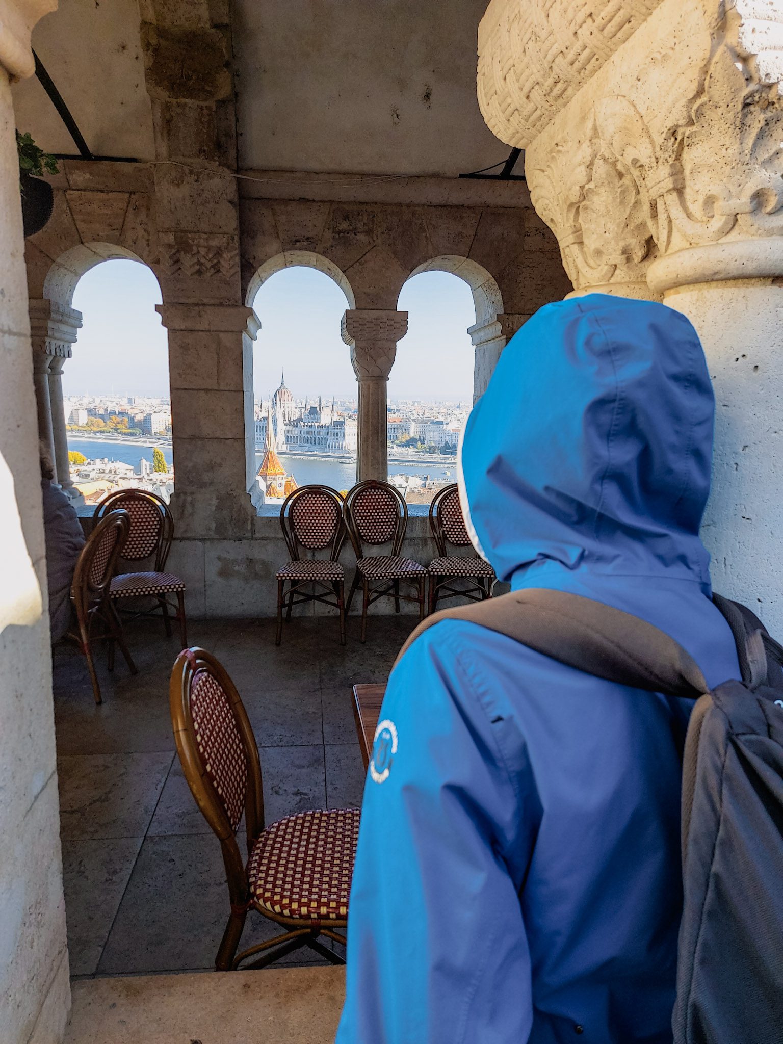 Razgled z Ribičeve palače v Budimpešti