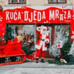 Hiša dedka Mraza v adventnem Varaždinu, božični sejem v Varaždinu