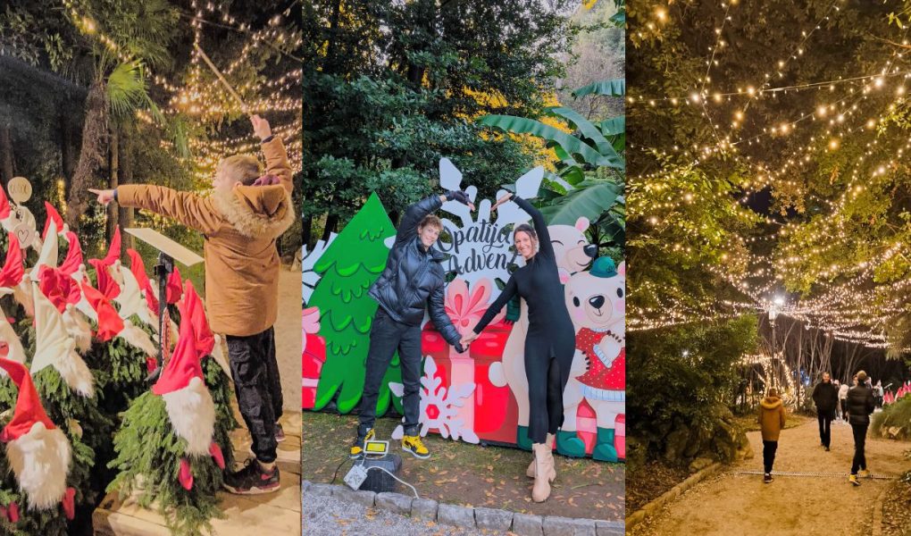 Sanja Macur Park Angiolina sanjam Advent v Opatiji