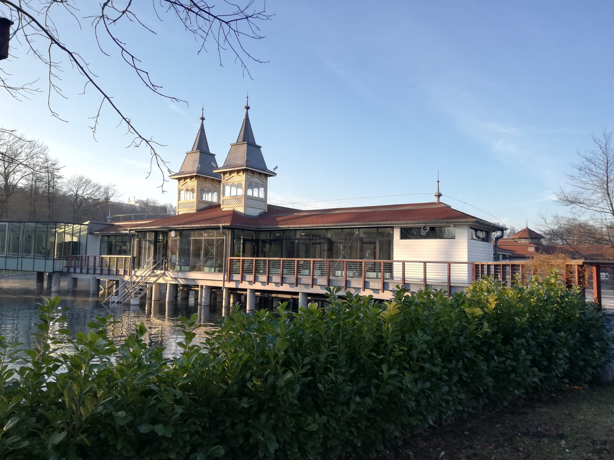 Heviz Madžarska termalno jezero