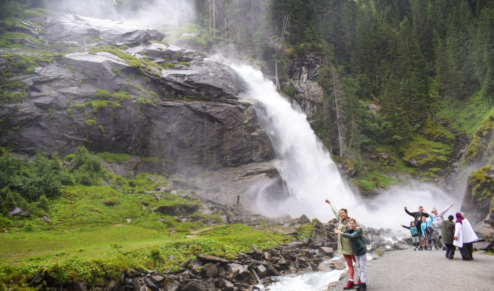 Krimmlski slapovi, potovanje po Avstriji