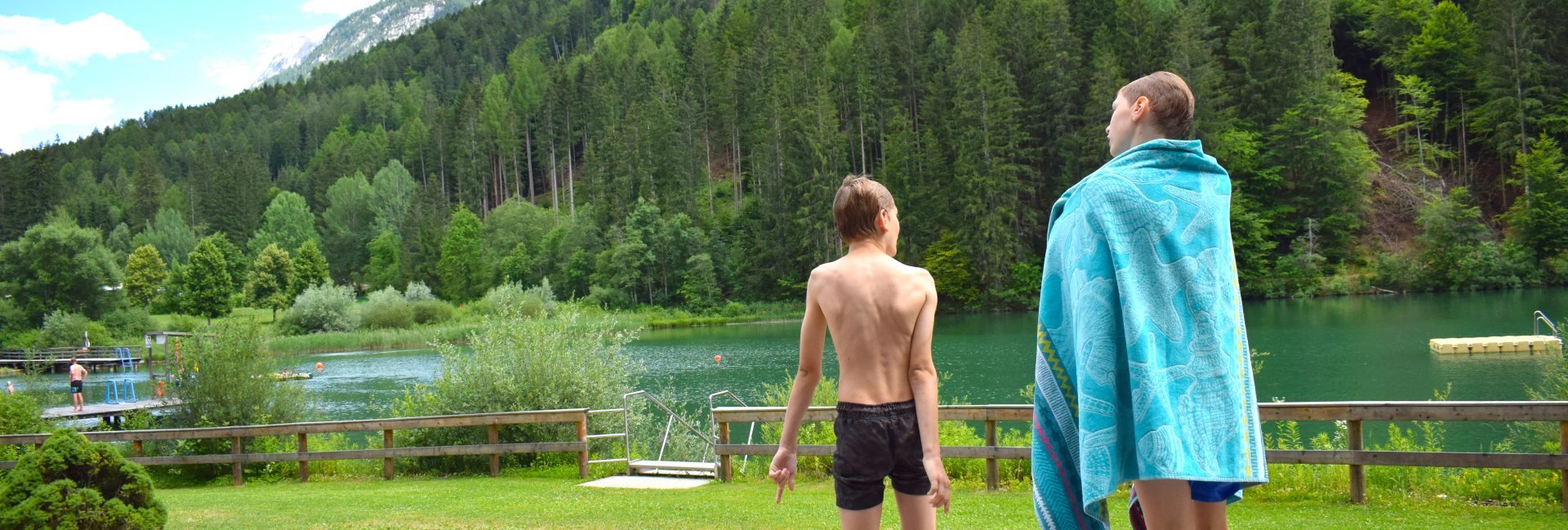 Tristacher See pomol. Tirolska Lienz avstrijska jezera