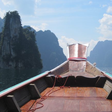 Plovba po jezeru Cheow Lan, Khao Lak, Tajska