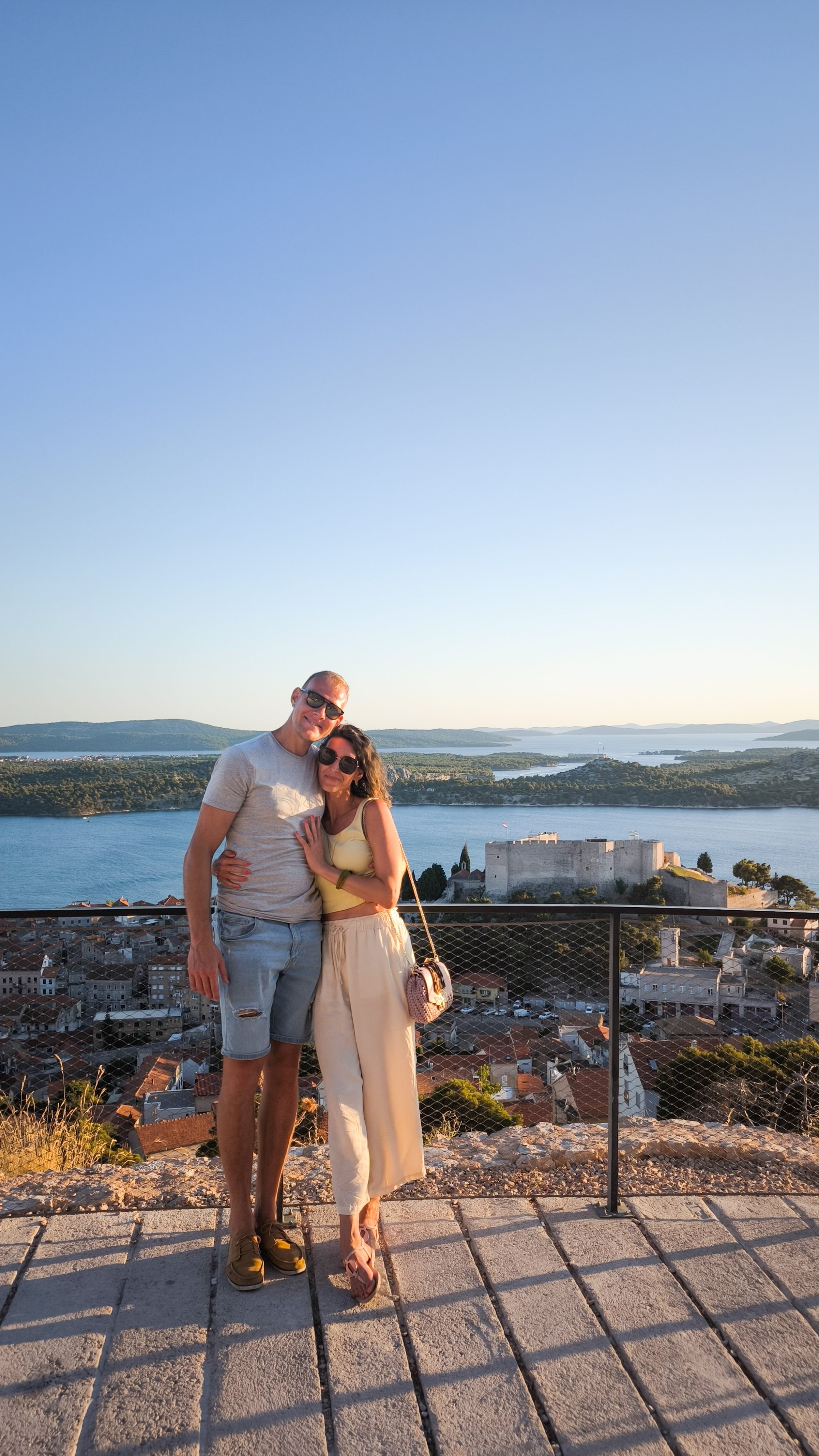 Šibenik razgled s trdnjave Sv. Ivana