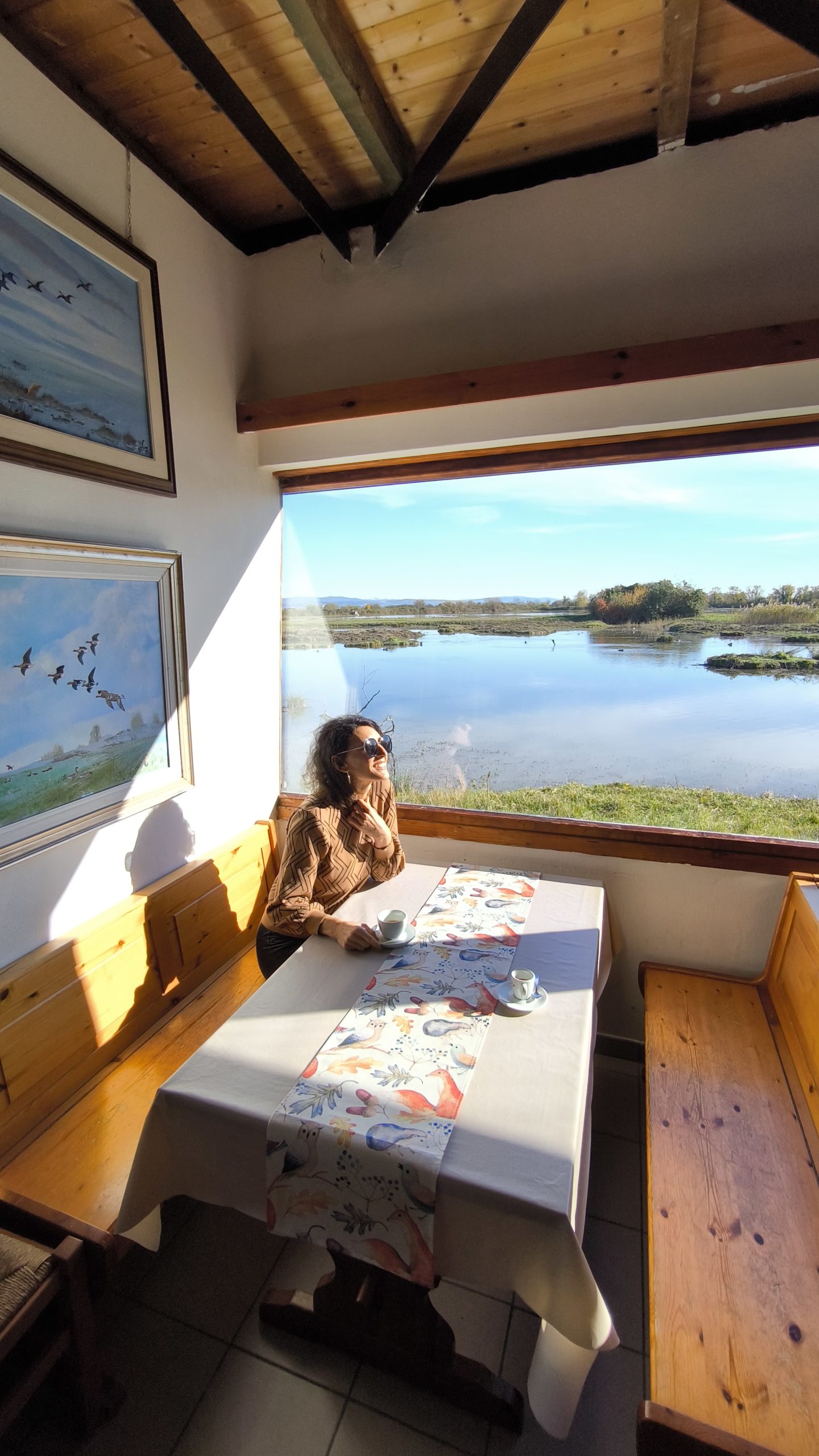 Sanja Macur restavracija naravni rezervat ob izlivu reke soče di Isonzo razgled