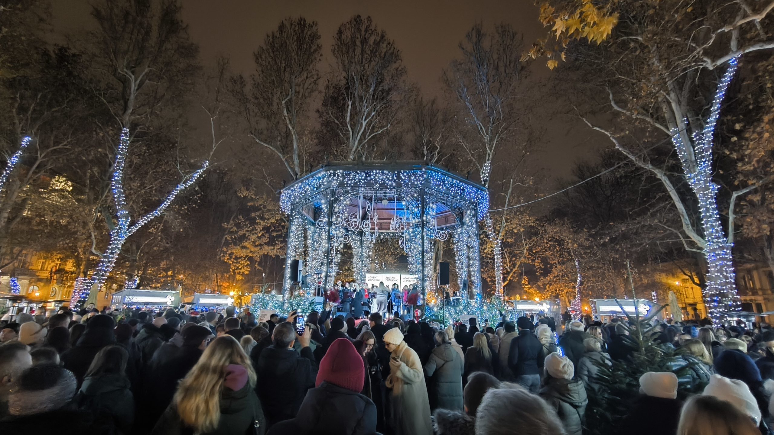 Zagreb advent park Zrinjevac