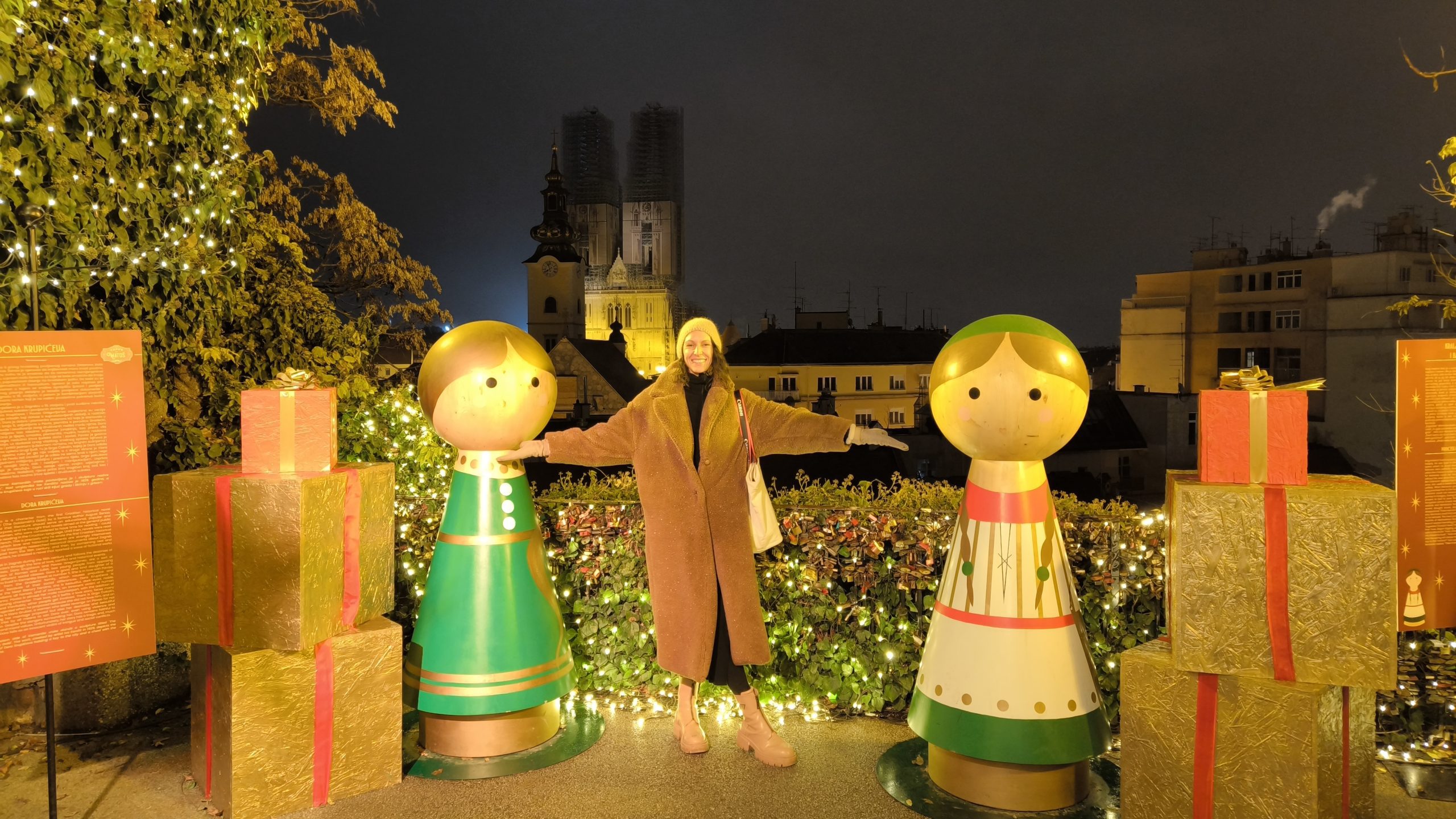 Zagreb advent Gornji grad razgledna točka