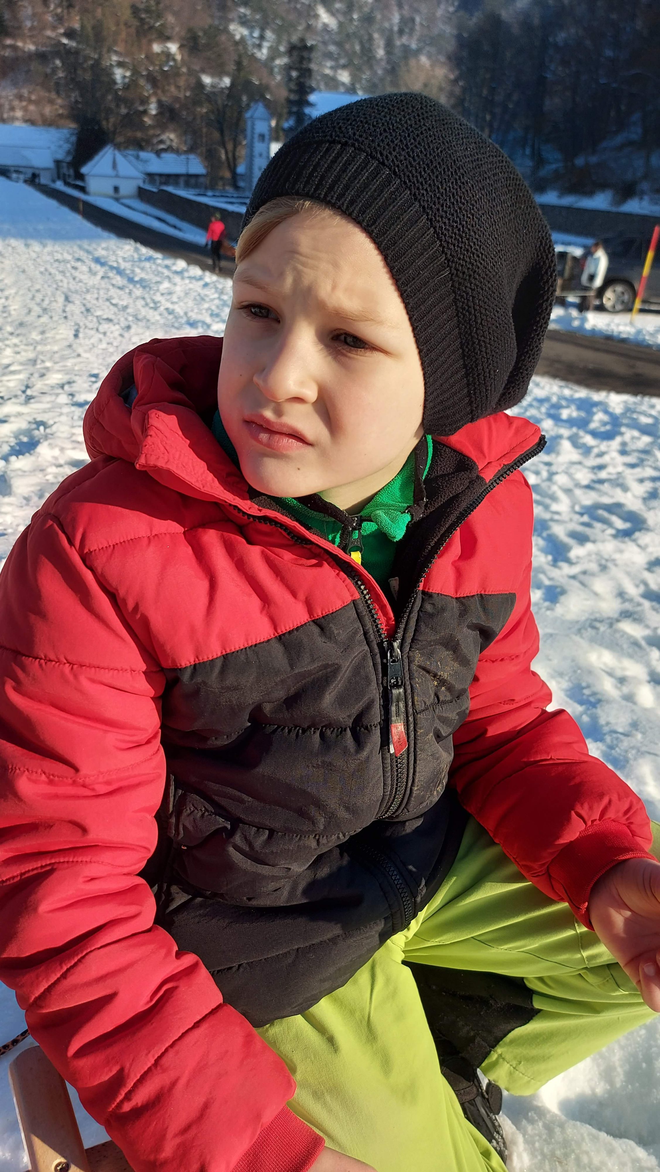 POlhov gradec pozimi