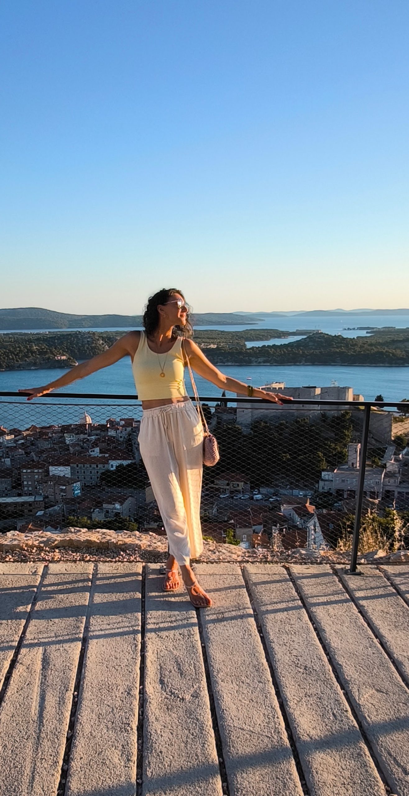 Šibenik Sanja Macr trdnjava sv. Ivana ogled mesta